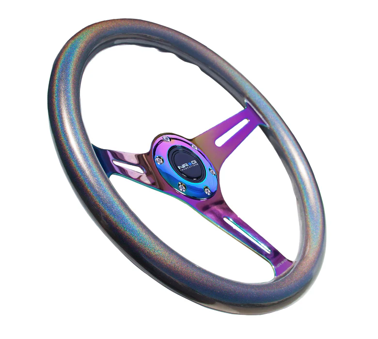 350MM 1.5" DEEP DISH WOOD GRAIN STEERING WHEEL - Image 21