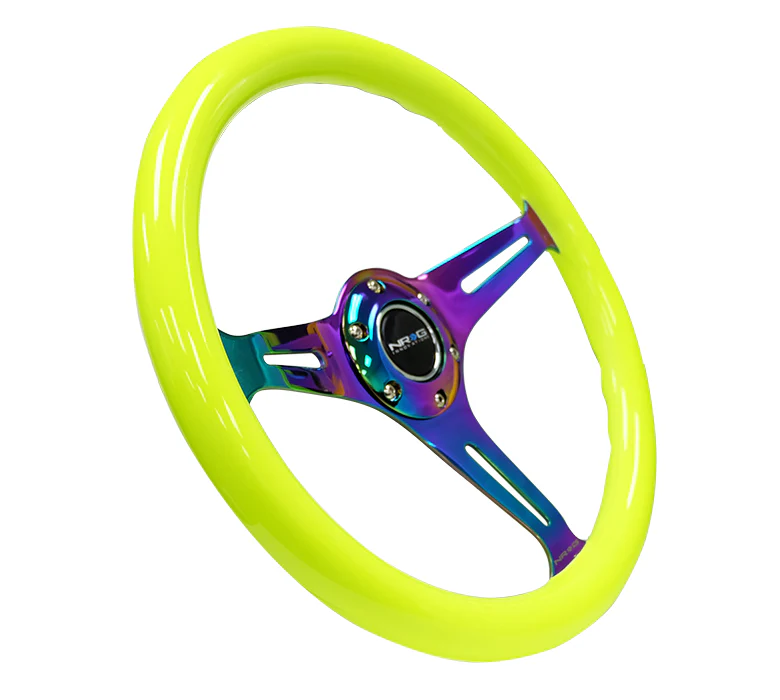 350MM 1.5" DEEP DISH WOOD GRAIN STEERING WHEEL - Image 25