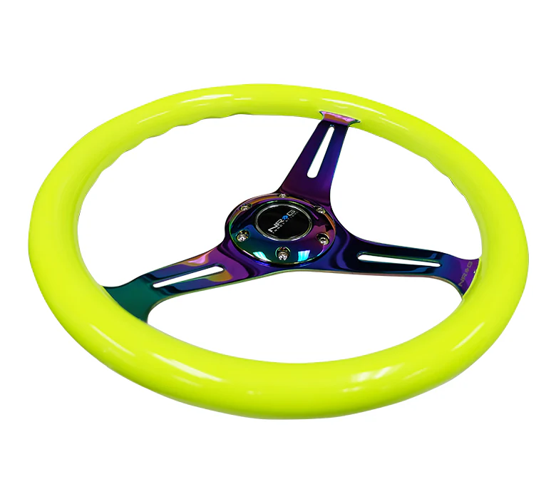 350MM 1.5" DEEP DISH WOOD GRAIN STEERING WHEEL - Image 26