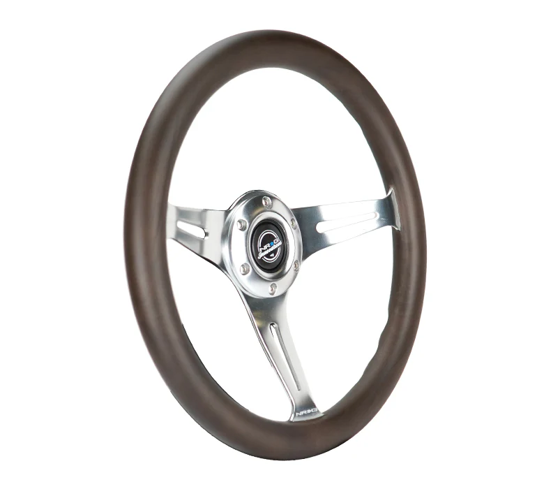 350MM 1.5" DEEP DISH WOOD GRAIN STEERING WHEEL - Image 33