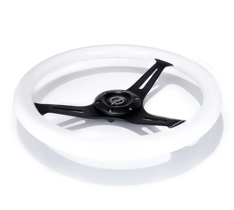350MM 1.5" DEEP DISH WOOD GRAIN STEERING WHEEL - Image 45