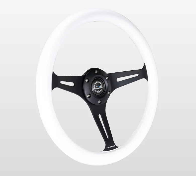350MM 1.5" DEEP DISH WOOD GRAIN STEERING WHEEL - Image 56
