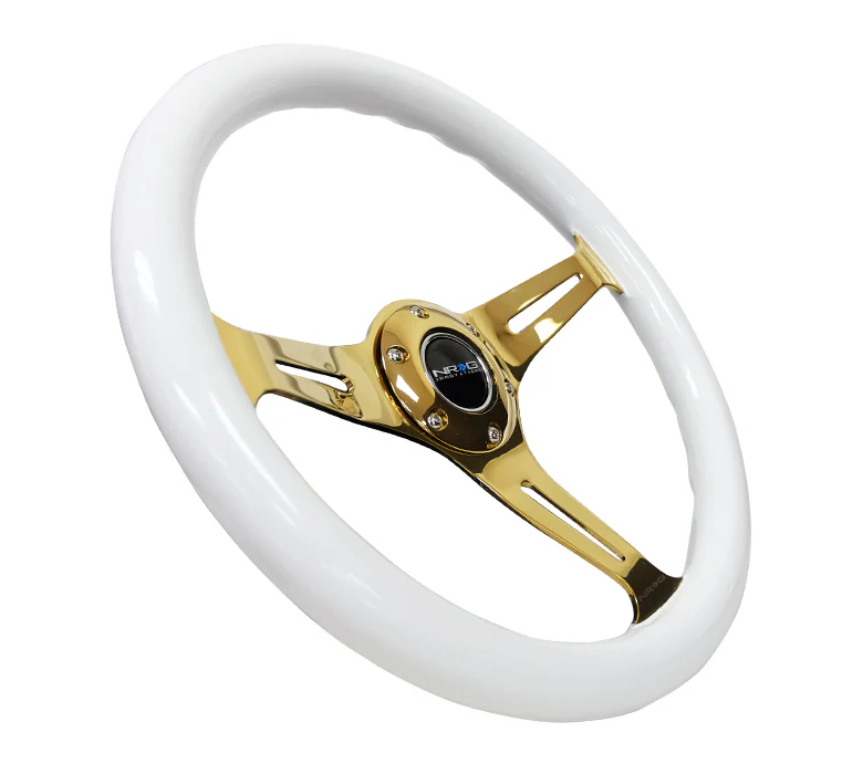 350MM 1.5" DEEP DISH WOOD GRAIN STEERING WHEEL - Image 6