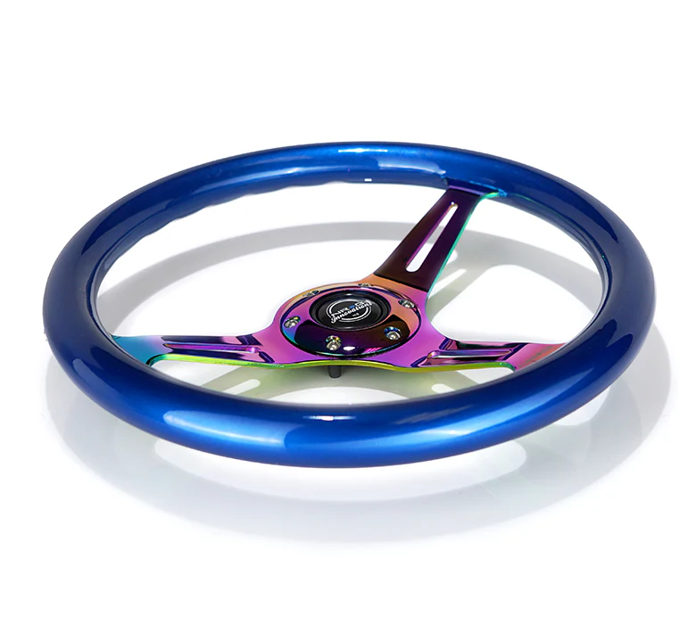 350MM 1.5" DEEP DISH WOOD GRAIN STEERING WHEEL - Image 63