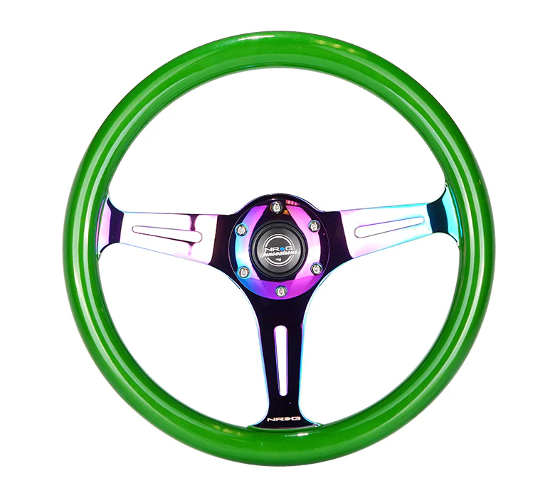 350MM 1.5" DEEP DISH WOOD GRAIN STEERING WHEEL - Image 71