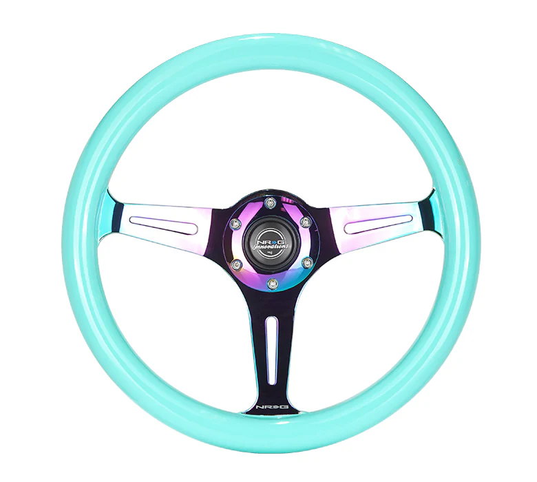 350MM 1.5" DEEP DISH WOOD GRAIN STEERING WHEEL - Image 74