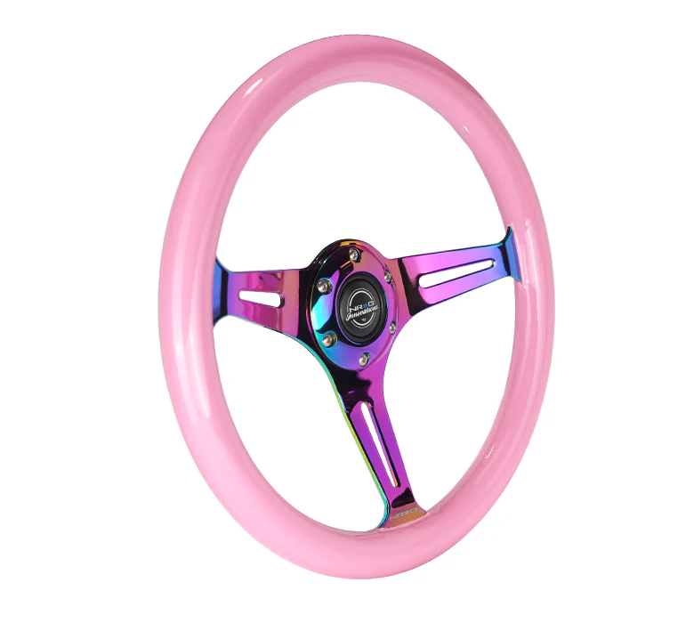 350MM 1.5" DEEP DISH WOOD GRAIN STEERING WHEEL - Image 78