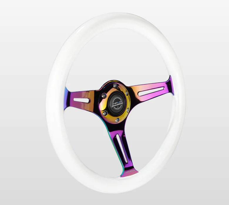 350MM 1.5" DEEP DISH WOOD GRAIN STEERING WHEEL - Image 87