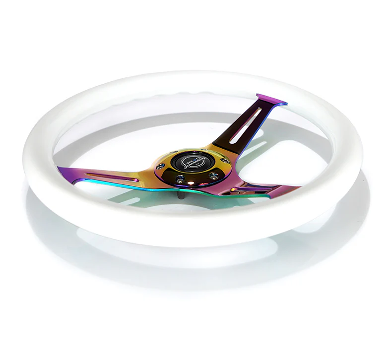 350MM 1.5" DEEP DISH WOOD GRAIN STEERING WHEEL - Image 88